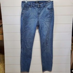 David Britton destroyed womens size 8/29 Aubrey stretchy crinkle mid rise ankle